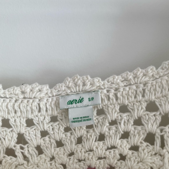 Brand new aerie crochet top size M - Picture 2 of 4
